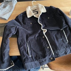 Marine Layer Boise Cord Sherpa Trucker